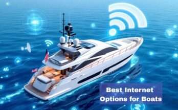 Satellite internet for boats