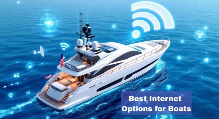 Satellite internet for boats